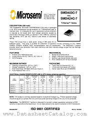 SMDA03C-7 datasheet pdf Microsemi