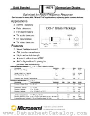 JANTXV1N276 datasheet pdf Microsemi