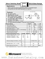 JANTX1N4148-1 datasheet pdf Microsemi