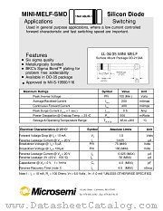 JANTX1N4148UR-1 datasheet pdf Microsemi