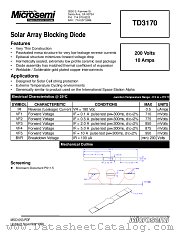 TD3170 datasheet pdf Microsemi