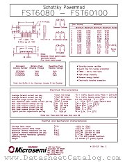 FST6080 datasheet pdf Microsemi