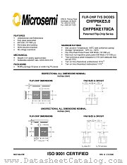 CHFP6KE7.0CA datasheet pdf Microsemi