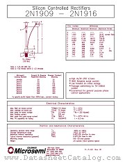2N1915 datasheet pdf Microsemi