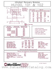 HU10150 datasheet pdf Microsemi