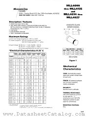 MLL4113-1 datasheet pdf Microsemi