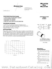 MLL4737A-1 datasheet pdf Microsemi