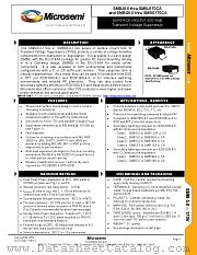 SMBG51 datasheet pdf Microsemi