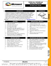 JANTX1N2835B datasheet pdf Microsemi