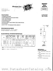 JANS1N5807 datasheet pdf Microsemi