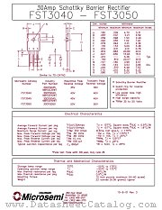 FST3040 datasheet pdf Microsemi