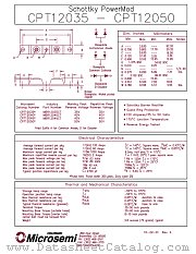 CPT12040 datasheet pdf Microsemi