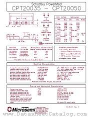MBRP20045CT datasheet pdf Microsemi