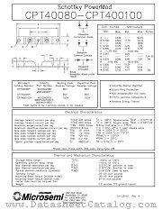 MBRP400100CTL datasheet pdf Microsemi