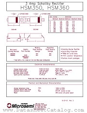 HSM350J datasheet pdf Microsemi