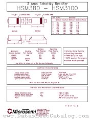 HSM3100J datasheet pdf Microsemi