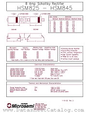 HSM840J datasheet pdf Microsemi