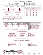 HSM8100G datasheet pdf Microsemi