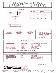 UFS160G datasheet pdf Microsemi
