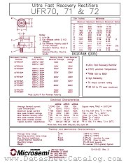 UFR7020R datasheet pdf Microsemi