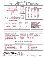 FST8090 datasheet pdf Microsemi
