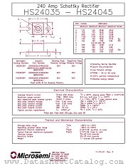 MBRP30035L datasheet pdf Microsemi