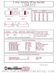 LSM315J datasheet pdf Microsemi