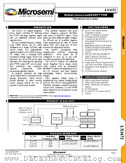 LX1672-05CPW datasheet pdf Microsemi