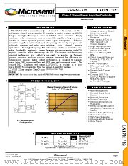 LX1722 datasheet pdf Microsemi