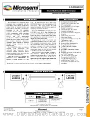 LX5250CDB datasheet pdf Microsemi