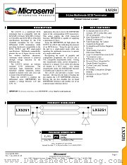 LX5251CPW datasheet pdf Microsemi