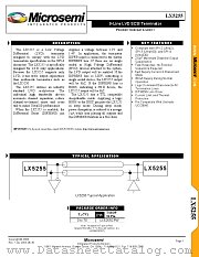LX5255CPW datasheet pdf Microsemi