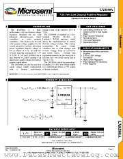 LX8580A-00CP datasheet pdf Microsemi