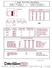 MBRS140T3 datasheet pdf Microsemi