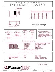 MBRS140TR datasheet pdf Microsemi