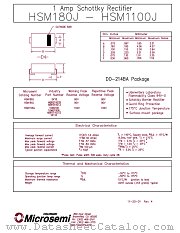 MBRS1100T3 datasheet pdf Microsemi