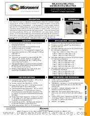 SMLG110CA datasheet pdf Microsemi