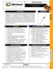 P6KE27C datasheet pdf Microsemi