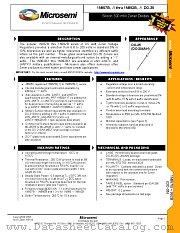 JANTXV1N967B-1 datasheet pdf Microsemi
