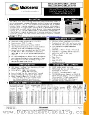 SMCJLCE110A datasheet pdf Microsemi