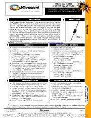 1N6379 datasheet pdf Microsemi