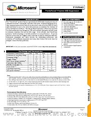 TVSF0603 datasheet pdf Microsemi