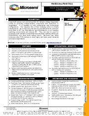 P5KE70 datasheet pdf Microsemi