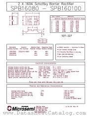SPB16080 datasheet pdf Microsemi