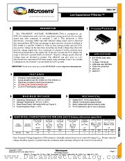 SRLC05 datasheet pdf Microsemi
