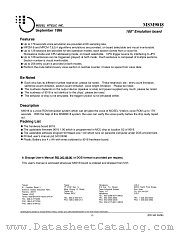 MSM9018 datasheet pdf Mosel Vitelic Corp