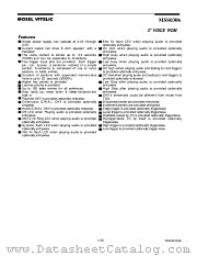 MSS0306-1 datasheet pdf Mosel Vitelic Corp