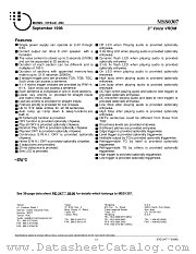MSS0307 datasheet pdf Mosel Vitelic Corp