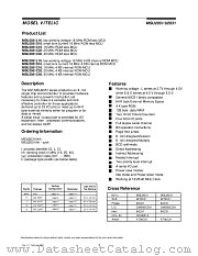 MSU2031C16 datasheet pdf Mosel Vitelic Corp