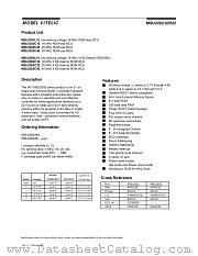 MSU2032C40 datasheet pdf Mosel Vitelic Corp